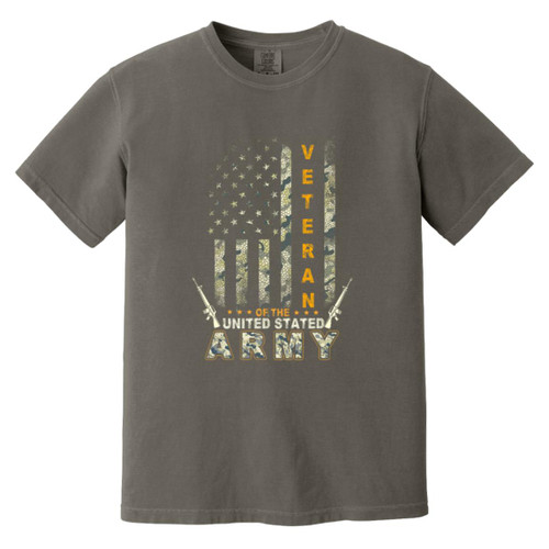 Army Vet Design 1 Heavyweight Garment-Dyed T-Shirt