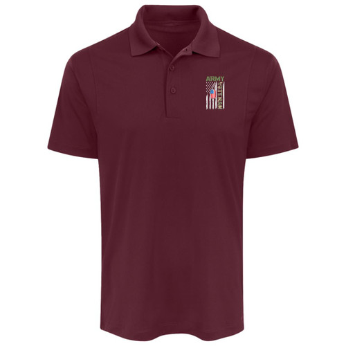  Army Vet Design 4 Mens Collar Polo