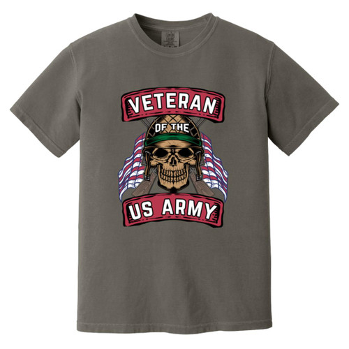 Army Vet Design 5 Heavyweight Garment-Dyed T-Shirt