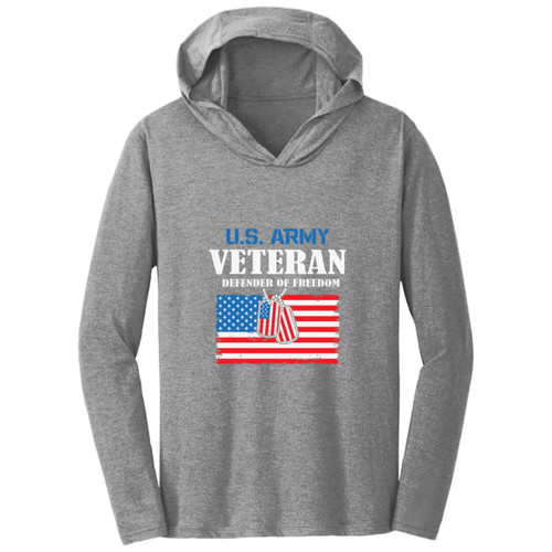 Army Vet Design 3 Hooded Long Sleeve T-shirt
