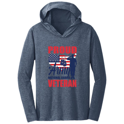 Army National Guard Vet Design 1 Hooded Long Sleeve T-shirt