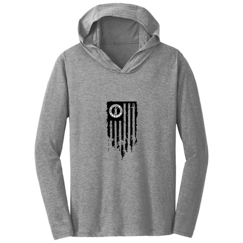 Army National Guard Flag Hooded Long Sleeve T-shirt