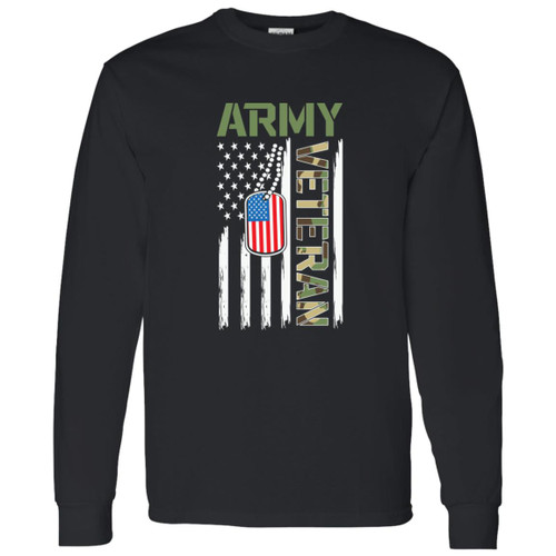  Army Vet Design 4 Long Sleeve T-Shirt