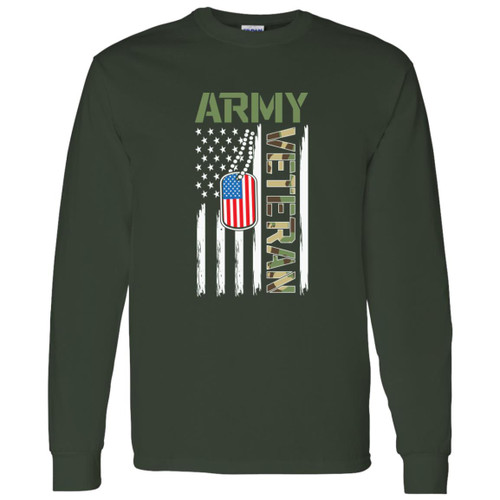  Army Vet Design 4 Long Sleeve T-Shirt
