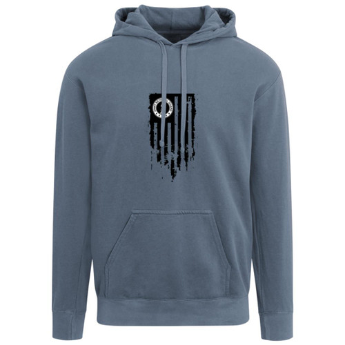 Army National Guard Flag Garment-Dyed Adult Hoodie