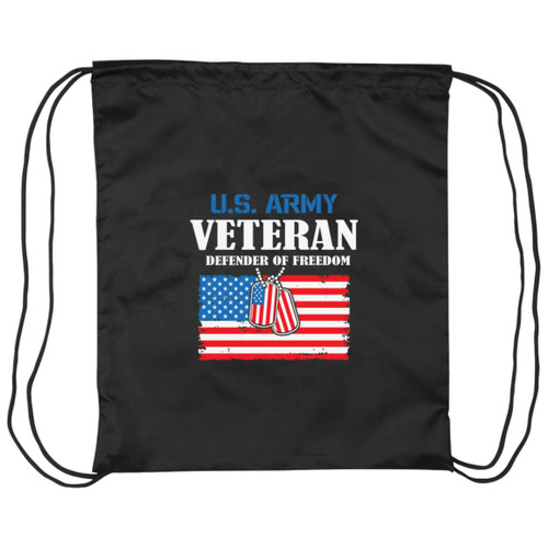 Army Vet Design 3 Drawstring Cinch Bag