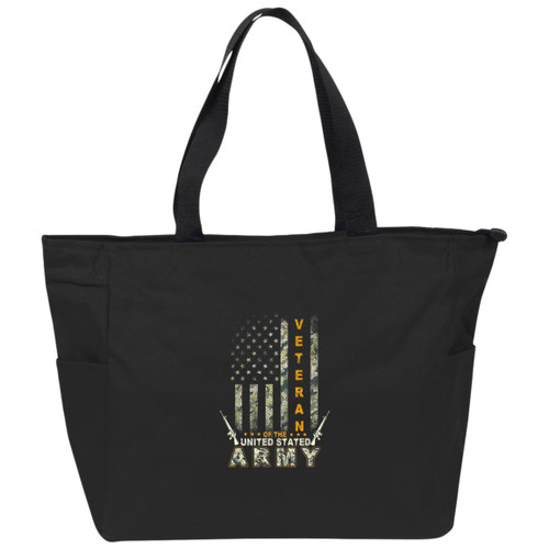 Army Vet Design 1 Essential Zip Tote