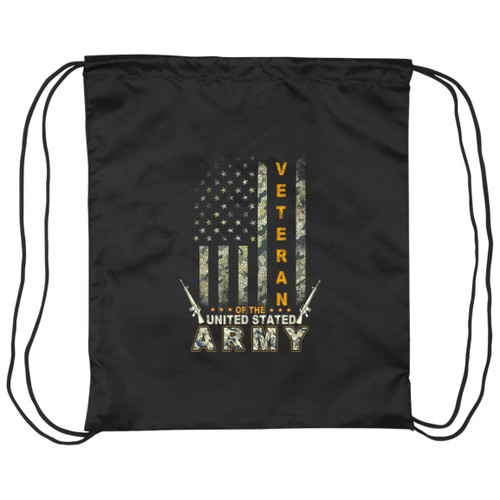 Army Vet Design 1 Drawstring Cinch Bag