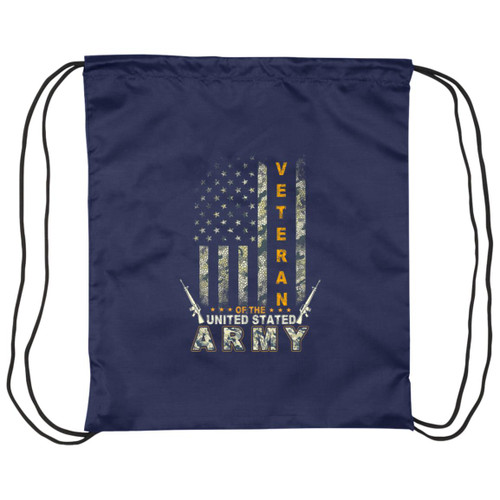 Army Vet Design 1 Drawstring Cinch Bag