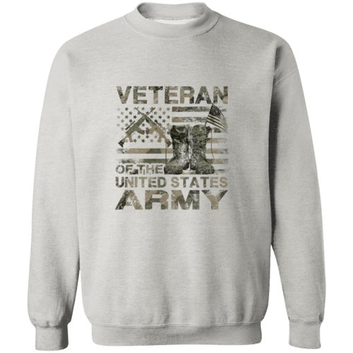 Army Vet Design 2 Crewneck Pullover Sweatshirt