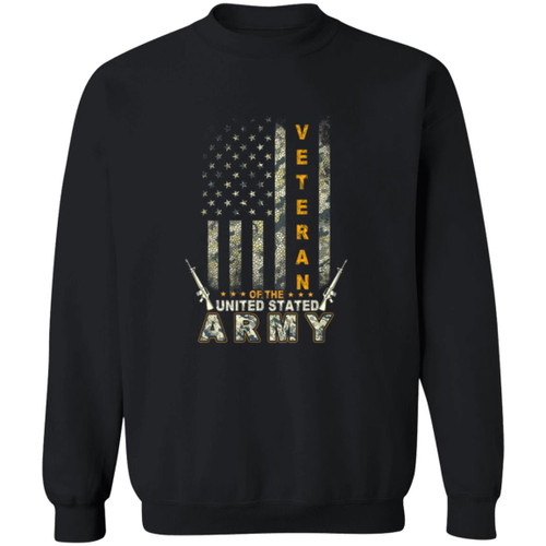 Army Vet Design 1 Crewneck Pullover Sweatshirt