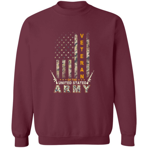 Army Vet Design 1 Crewneck Pullover Sweatshirt