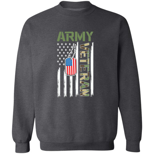  Army Vet Design 4 Crewneck Pullover Sweatshirt