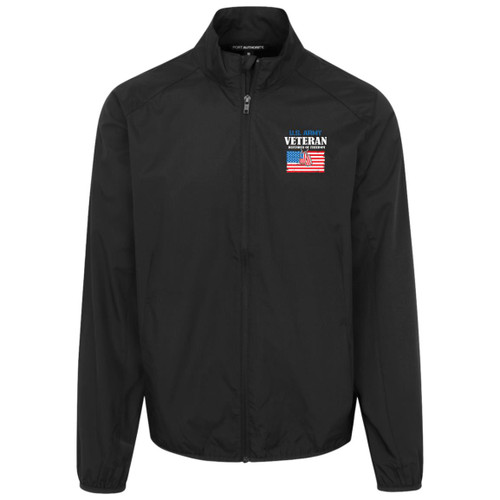 Army Vet Design 3 Mens Zephyr Full-Zip Jacket