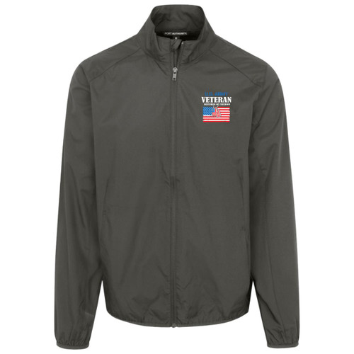 Army Vet Design 3 Mens Zephyr Full-Zip Jacket