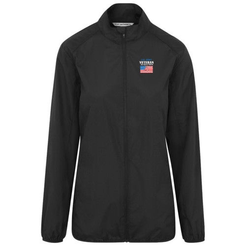 Army Vet Design 3 Womens Zephyr Full-Zip Jacket