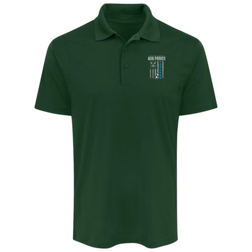 Air Force Design 1 Mens Collar Polo
