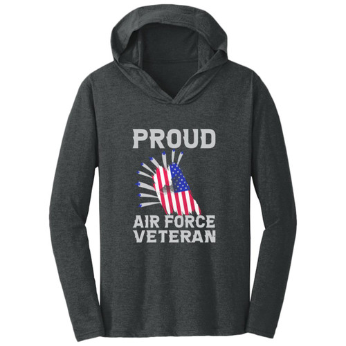 Air Force Design 4 Hooded Long Sleeve T-shirt