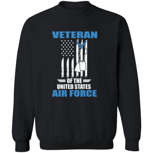 Air Force Design 3 Crewneck Pullover Sweatshirt