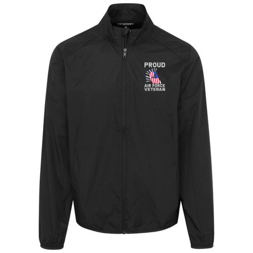 Air Force Design 4 Mens Zephyr Full-Zip Jacket