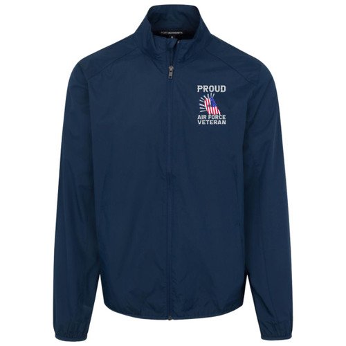 Air Force Design 4 Mens Zephyr Full-Zip Jacket