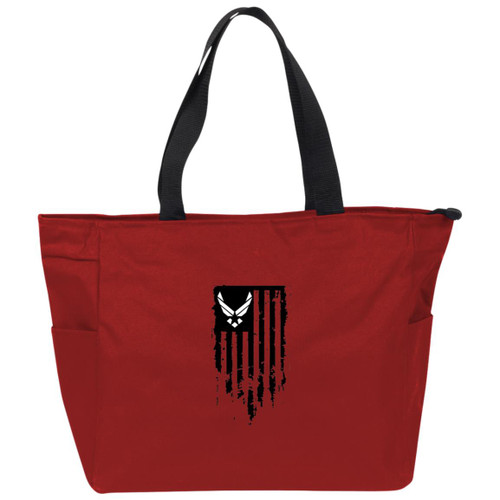 Air Force Flag Essential Zip Tote