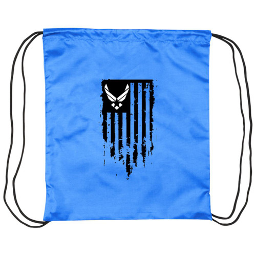 Air Force Flag Drawstring Cinch Bag