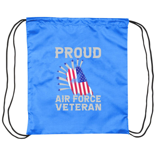 Air Force Design 4 Drawstring Cinch Bag