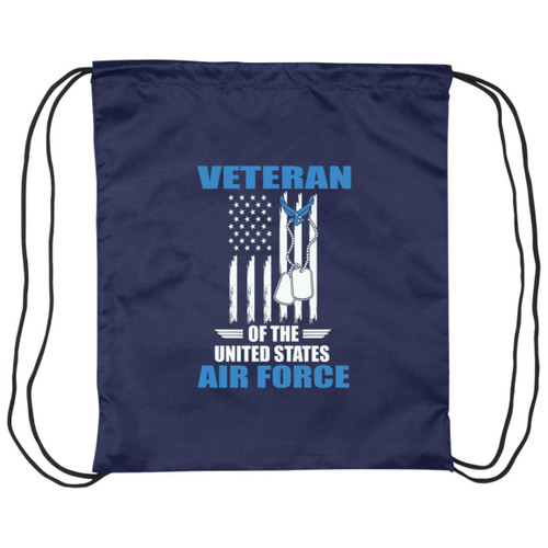 Air Force Design 3 Drawstring Cinch Bag
