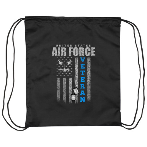 Air Force Design 1 Drawstring Cinch Bag