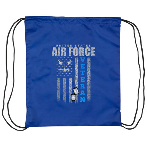 Air Force Design 1 Drawstring Cinch Bag