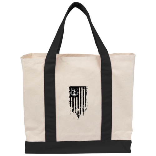 Air National Guard Cotton Canvas Two-Tone Tote