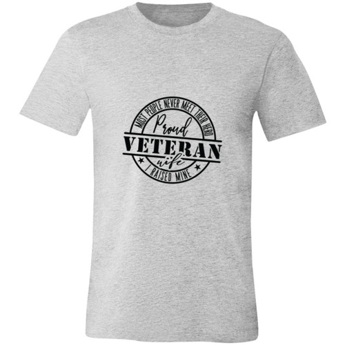 Proud Veteran Wife Short-Sleeve T-Shirt