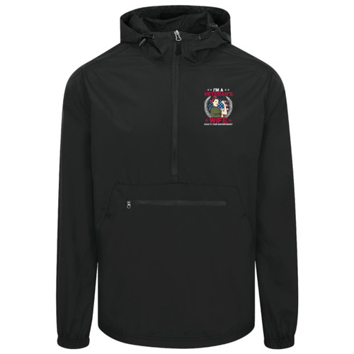 Im A Veterans wife whats your superpower Packable Anorak