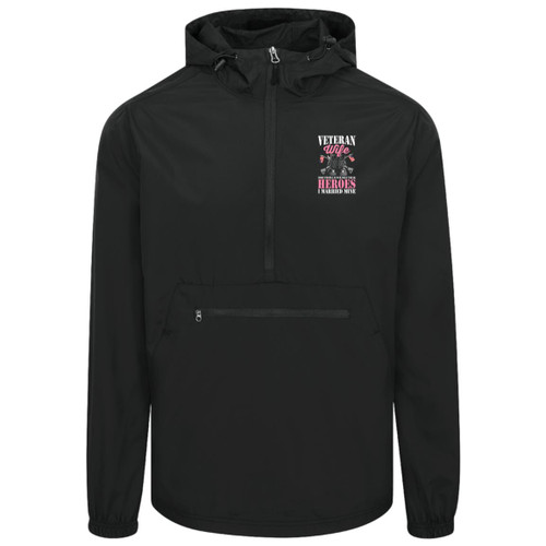 Vet Wife I married Mine Packable Anorak