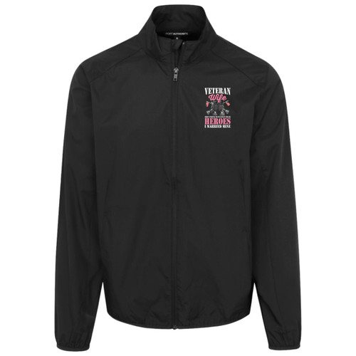 Vet Wife I married Mine Mens Zephyr Full-Zip Jacket