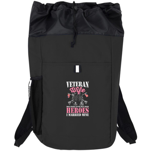 Vet Wife I married Mine Hybrid Backpack