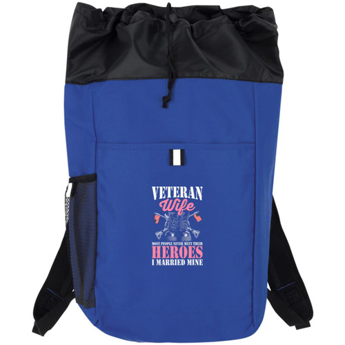Vet Wife I married Mine Hybrid Backpack