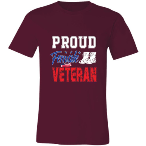 Proud female vet Short-Sleeve T-Shirt