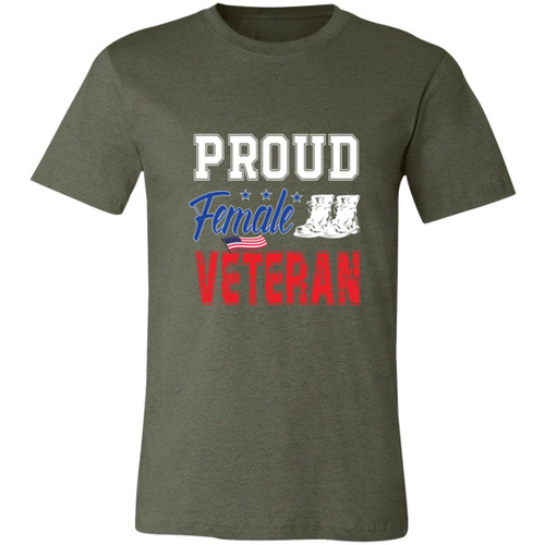 Proud female vet Short-Sleeve T-Shirt