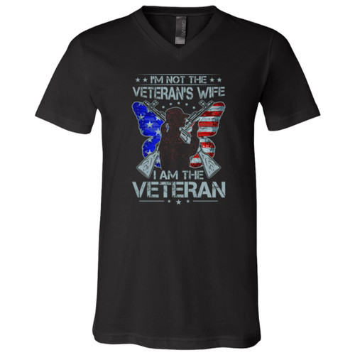 Im not the Vets wife Im the Vet Short Sleeve V-Neck T-Shirt