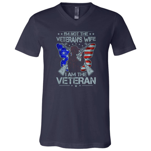 Im not the Vets wife Im the Vet Short Sleeve V-Neck T-Shirt