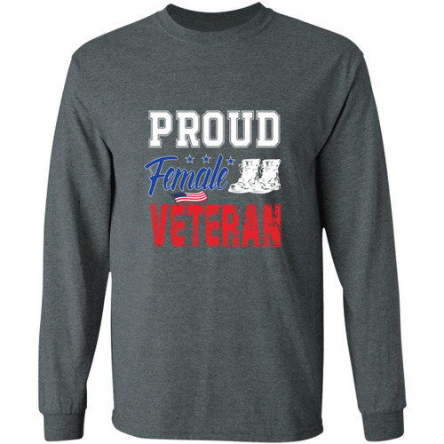 Proud female vet Long Sleeve T-Shirt