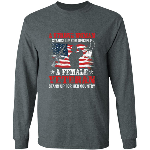 Strong Women Vet Long Sleeve T-Shirt