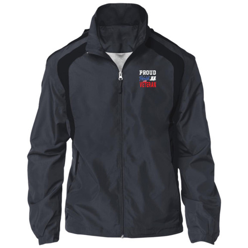 Proud female vet Raglan Jacket