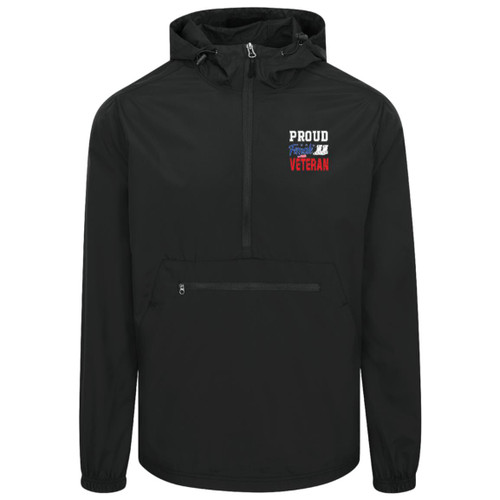 Proud female vet Packable Anorak