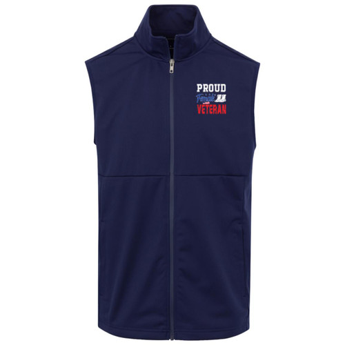 Proud female vet Adult Soft Shell Vest