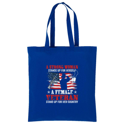 Strong Women Vet Cotton Tote