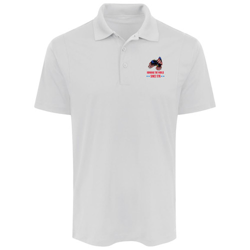 Running The World Mens Collar Polo