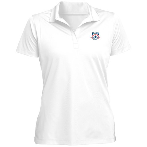 stand for the flag kneel for the fallen Womens Performance Polo